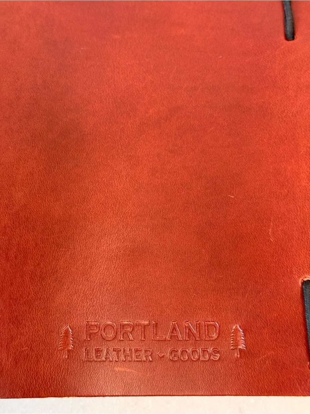 Portland Leather Goods Small Wrap Journal Cowboy Sunset Mystery Box